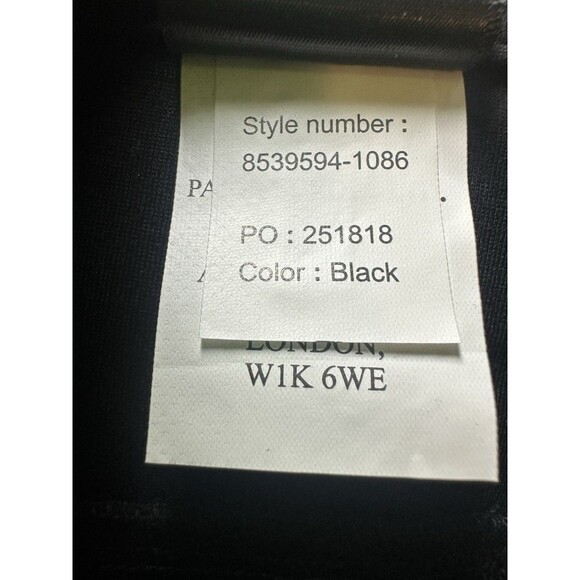 PAIGE Miriel Pants Black Exposed Hook & Eye Closure Boot Cut Women's‎ 27 NWOT - Picture 6 of 9